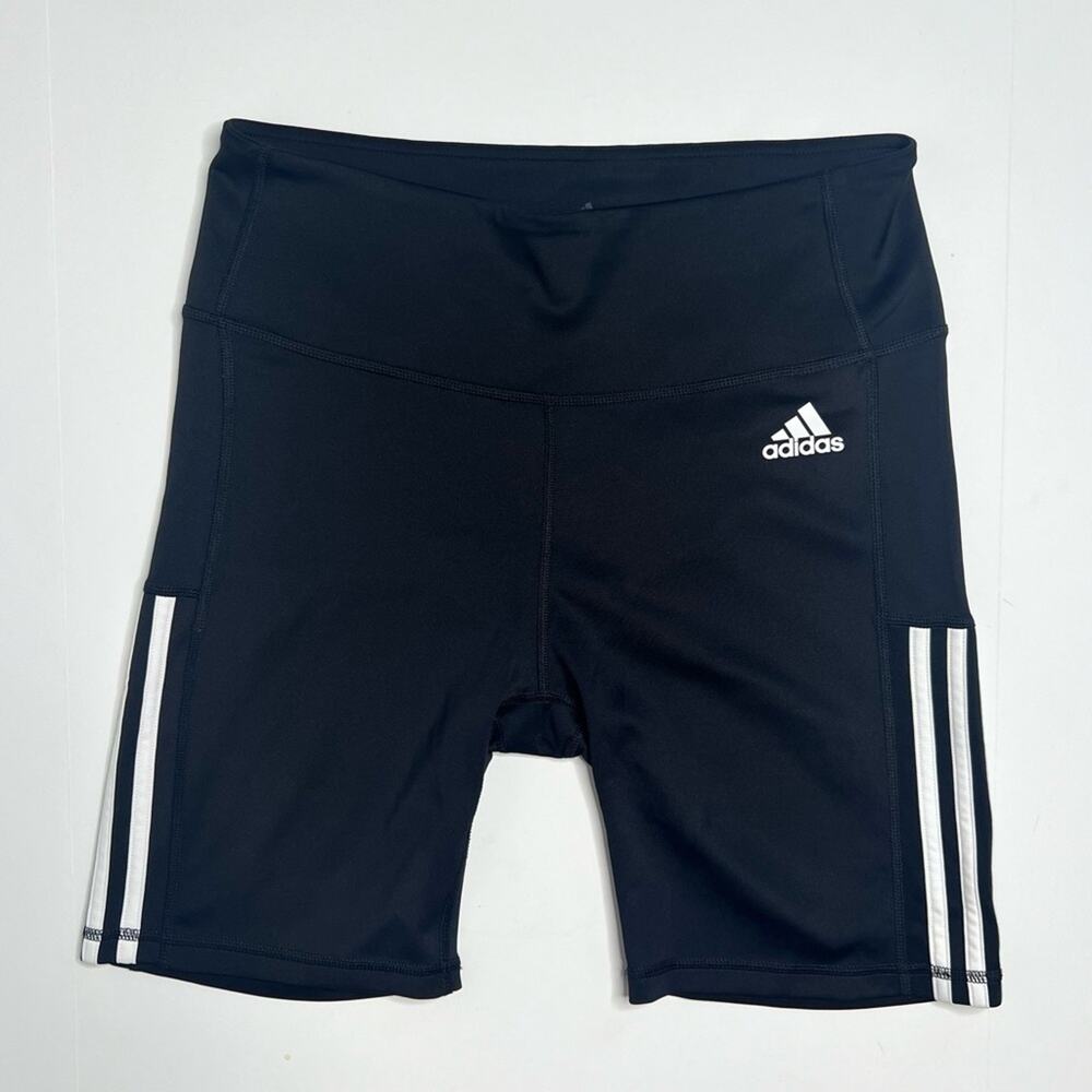 Adidas Classic Three Stripe Black Bike Shorts
